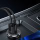 3. Joyroom Schnell-Autoladegerät USB Typ C / USB 45W 5A Power Delivery Quick Charge 3.0 AFC SCP Grau (C-A35)