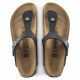9. Birkenstock Gizeh NU Oiled Black Regular Flip-Flops für Damen/Herren (0845251)