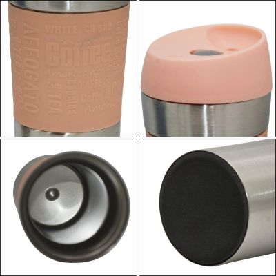 15. EXCELLENT HOUSEWARE THERMO-REISEBECHER 350ML ROSA