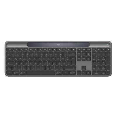 Logitech Signature Slim Solar+ K980 Tastatur Universal RF Wireless + Bluetooth QWERTZ Deutsch Graphit