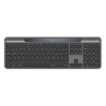 Logitech Signature Slim Solar+ K980 Tastatur Universal RF Wireless + Bluetooth QWERTZ Deutsch Graphit