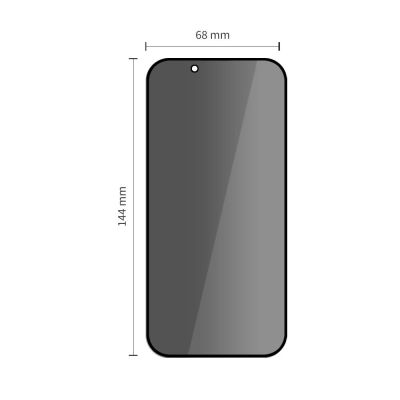 2. Tech-Protect Quick Set Spy+ Sichtschutzglas 2er-Pack für iPhone 13 / 13 Pro / 14 / 16e / 17e