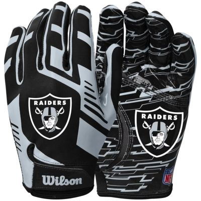 Wilson NFL Stretch Fit Receiver-Handschuhe WTF9326LV, Schwarz, Einheitsgröße