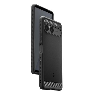 8. Spigen Rugged Armor Case für Sony Xperia 10 VII - Mattschwarz