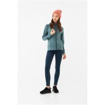 VIKING Lonetree Hoodie Bamboo Lady Damen-Kapuzenjacke mit Reißverschluss, Türkis, XS