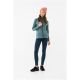 VIKING Lonetree Hoodie Bamboo Lady Damen-Kapuzenjacke mit Reißverschluss, Türkis, XS