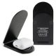 3. Karl Lagerfeld Choupette MagSafe Induktionsladegerät 15 W, faltbar 2in1 – Schwarz