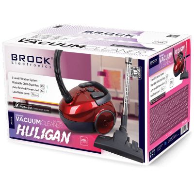 2. BROCK BVC 5002 RD Staubsauger mit Beutel