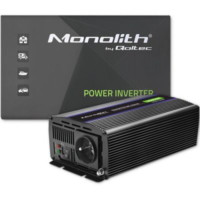 12. Qoltec Monolith 2000 MS Wave Spannungswandler | 12 V auf 230 V | 1000/2000 W | USB