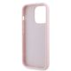 7. Karl Lagerfeld Diagonal Quilted Script Hülle für iPhone 14 Pro Max – Rosa