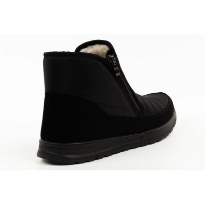 4. Progress Herren-Winterstiefel, Schneestiefel, gefütterte modische Boots mit Reißverschluss