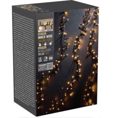 8. Lichterkette für den Weihnachtsbaum, 710 LEDs, warmweiß