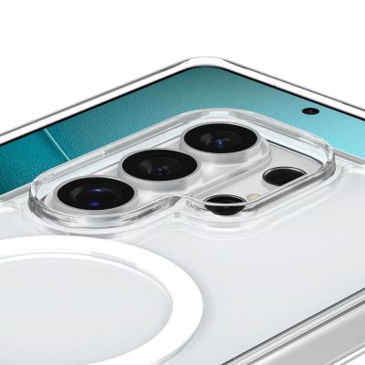 5. Spigen Ultra Hybrid S Mag MagSafe Hülle für Samsung Galaxy S26 Ultra – Transparent und Weiß