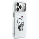 4. Karl Lagerfeld Karl & Choupette MagSafe Back Case für iPhone 17 Pro Max – Transparent
