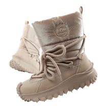 Lee Cooper Damen Winter Trekking Sportschuhe, isoliert, beige, Naturleder