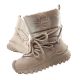 Lee Cooper Damen Winter Trekking Sportschuhe, isoliert, beige, Naturleder