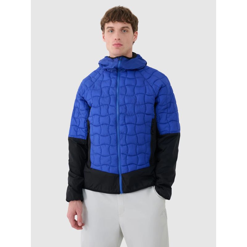 4F Herren-Trekkingjacke mit Primaloft-Daunenfüllung, schwarz, 4FWSS25TTJAM697-36S