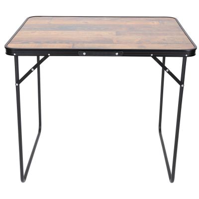 12. Klappbarer Campingtisch 80 x 60 x 70 cm, Holz
