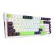 2. REDRAGON K686WBG-RGB-MAX Eisa Max Tastatur USB + RF Wireless + Bluetooth Weiß, Schwarz