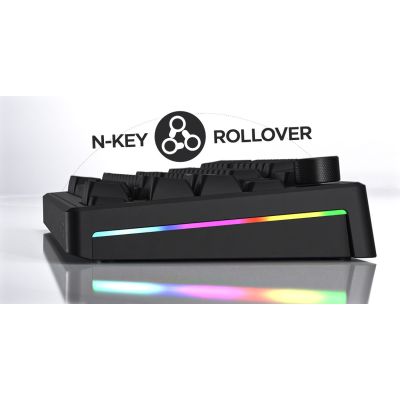 10. HATOR Skyfall 65 Kabelgebundene Tastatur Universal USB QWERTY Englisch Schwarz