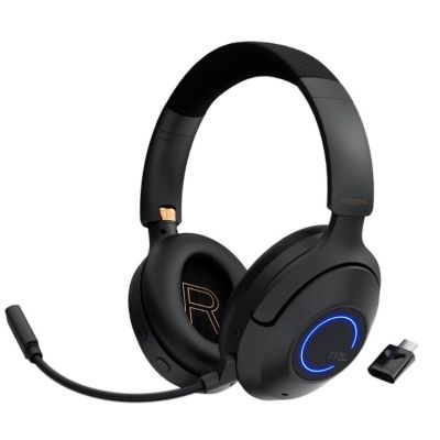 Creative Labs Zen Hybrid Pro Classic Kabelloses Gaming-Headset mit Bügel, USB Typ-C, Bluetooth, Schwarz