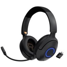 Creative Labs Zen Hybrid Pro Classic Kabelloses Gaming-Headset mit Bügel, USB Typ-C, Bluetooth, Schwarz