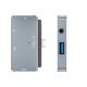 2. HUB Tech-Protect V6 4in1 USB-C – USB-A 3.0 / USB-C PD100W / HDMI / Mini-Buchse 3,5 mm – Grau