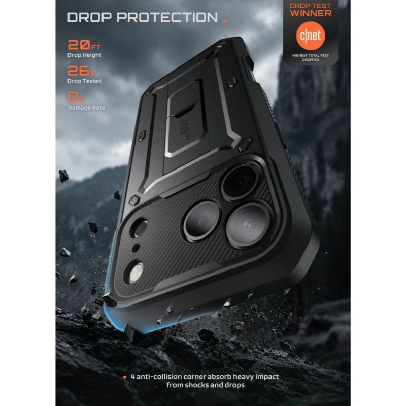 7. Supcase Unicorn Beetle Pro Hülle für iPhone 18 Pro Max / 17 Pro Max - Schwarz