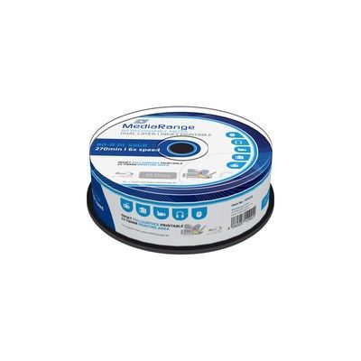 3. MediaRange MR510 Blu-Ray BD-R DL 50 GB Disc 25 Stück.