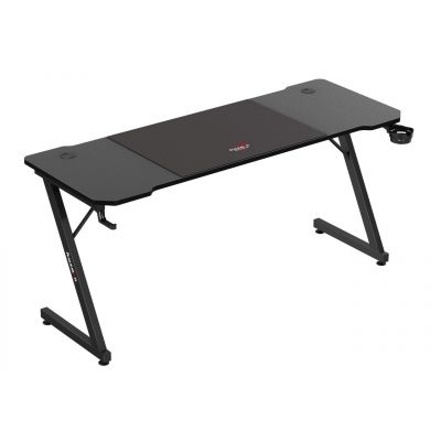 3. Huzaro Hero 4.8 Schwarzer Gaming-Schreibtisch