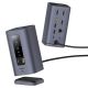 5. Baseus Spacemate Hub USB-C 11-in-1 Dockingstation mit 3x HDMI 4K 60Hz + 2x USB-A (10 Gbit/s) + 1x USB-C (10 Gbit/s) + RJ45 + 2x USB-A (480 Mbit/s) + 1x USB-C (PD) + 1x 3,5-mm-Klinkenbuchse – Grau