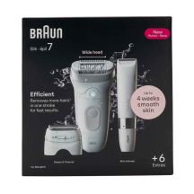 Braun Silk-épil 7 7-441 40 Pinzetten Silber, Weiß