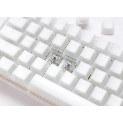 3. Ducky One 3 Aura White Mini-Tastatur Gaming USB QWERTY American International Weiß