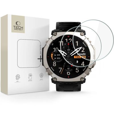 Tech-Protect Glass Fit+ 2er-Pack gehärtetes Glas für Amazfit T-Rex Ultra 2