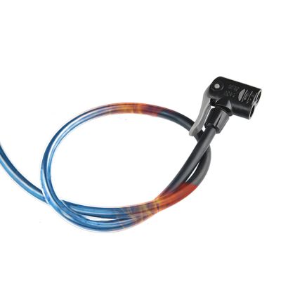 4. Rockbros GP6532B Standpumpe mit Manometer – Schwarz und Orange