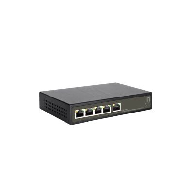 4. Smart Lite 5-Port Gigabit PoE Switch - 802.3at/af PoE - 4 PoE-Ausgänge - 60W PoE-Leistungsbudget (GES-2105P)