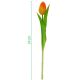 9. Orangefarbene Tulpe, 31 cm, naturgetreue Frühlingsdekoration