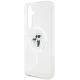 6. Karl Lagerfeld IML Karl&Choupette MagSafe Hülle für Samsung Galaxy S24 – transparent