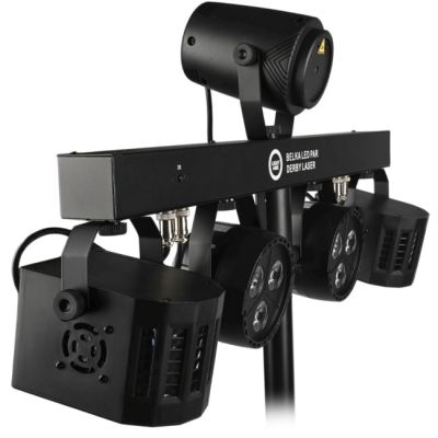 18. LIGHT4ME LED-PAR-DERBY-LASERSCHEIN MIT MEHREREN EFFIZIENTEN