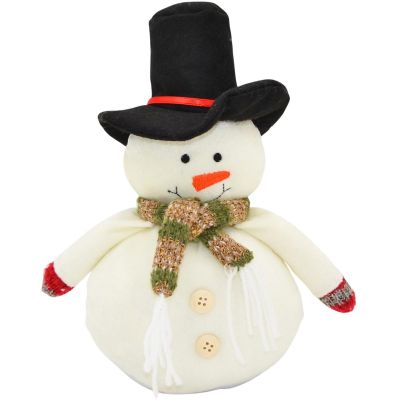 7. Dekorativer Schneemann 23 cm Hutmacher