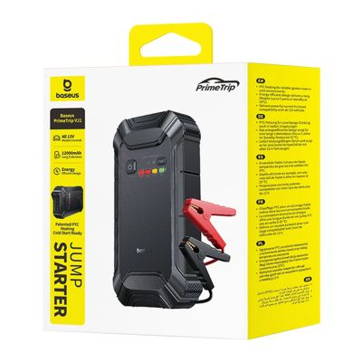 6. Starthilfegerät Baseus PrimeTrip VJ1 12000mAh - schwarz