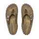 Gumbies Herren-Flip-Flops ISLANDER FLIP-FLOP PALM LEAF KHAKI