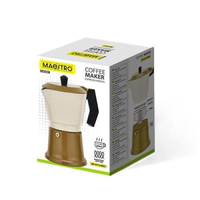 3. Aluminium-Kaffeemaschine MR-1657-6-BEIGE MAESTRO