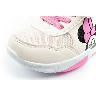 6. Leomil Kinder-Sportschuhe, Sneaker mit Minnie-Mouse-Motiv und Klettverschluss sowie LED-Beleuchtung