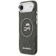 2. Karl Lagerfeld IML Glitter Karl & Choupette Heads Logo MagSafe Hülle für iPhone Air - Schwarz