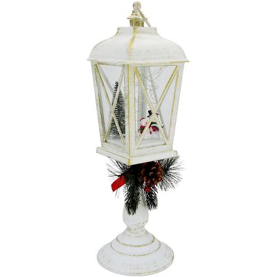 2. Dekorative Laterne, Höhe: 48 cm – Schneemann