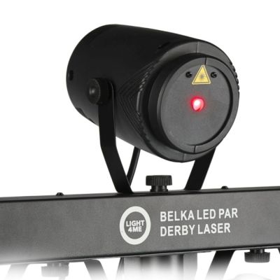3. LIGHT4ME LED-PAR-DERBY-LASERSCHEIN MIT MEHREREN EFFIZIENTEN