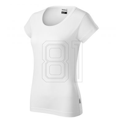 2. Schweres Resist-T-Shirt für Damen (weiß (Markenetikett))