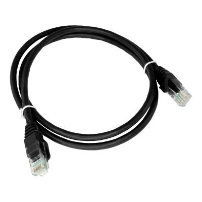 3. ALANTEC Patchkabel U/UTP CAT.6 PVC 0,5 m Schwarz