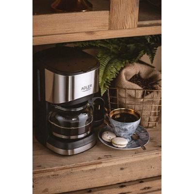 8. Adler AD 4407 Filterkaffeemaschine (550W; schwarz)